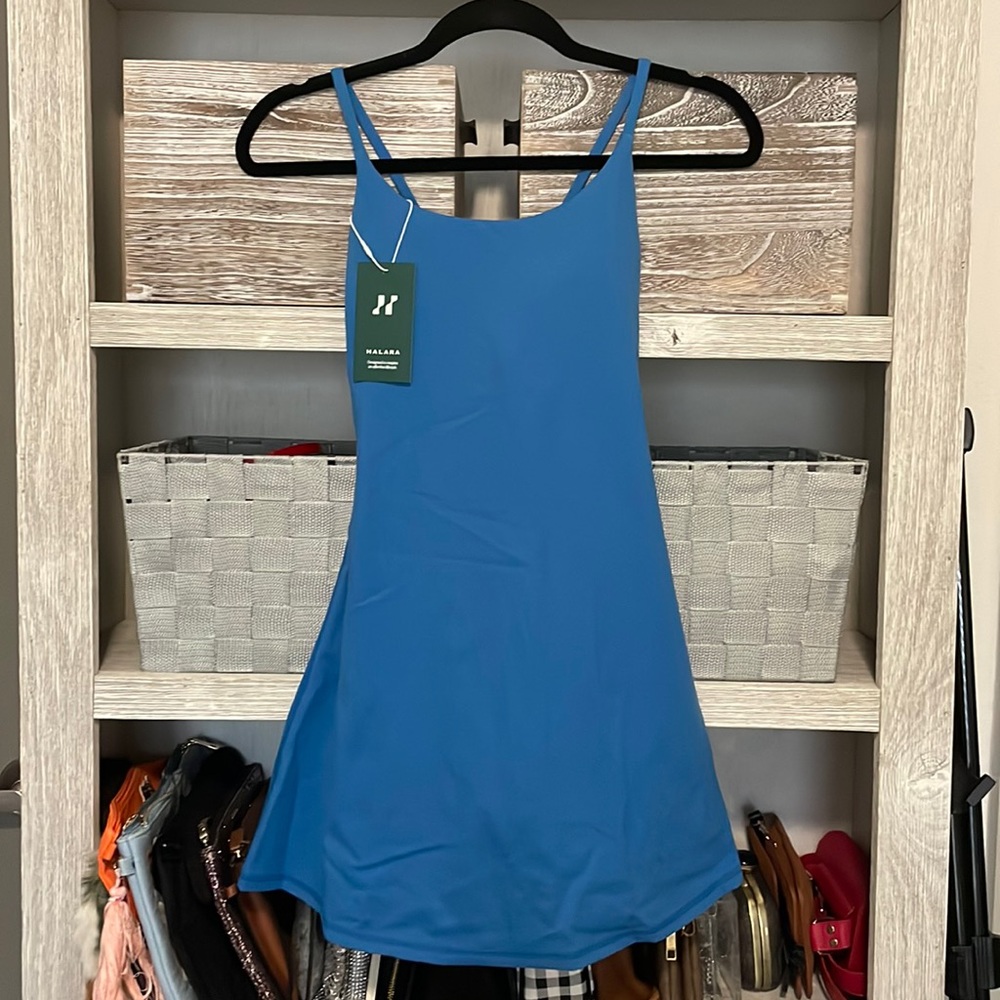 Never worn blue HALARA dress
